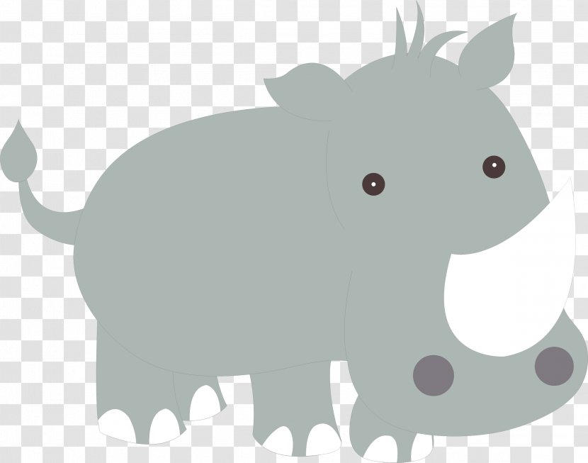 Hippopotamus Cartoon Drawing - Tail - Hippo Vector Transparent PNG