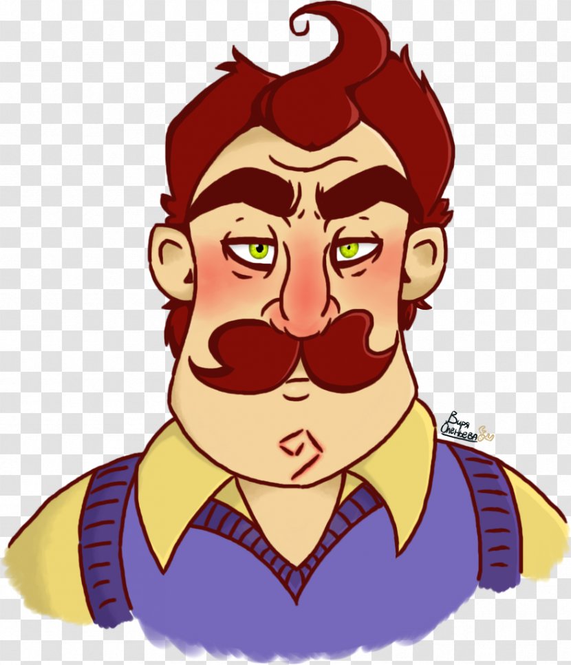 Hello Neighbor YouTube Fan Art Video Game Drawing - Finger Transparent PNG