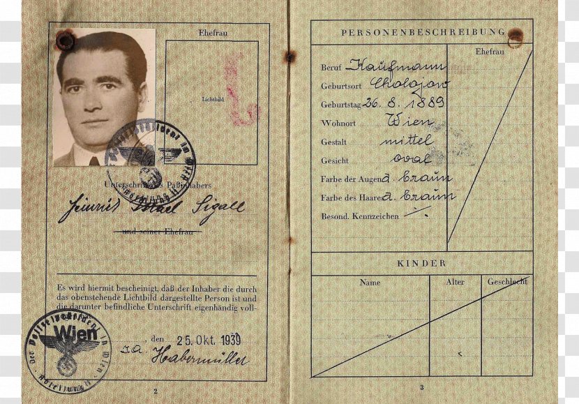 Passport - Paper - Identity Document Transparent PNG