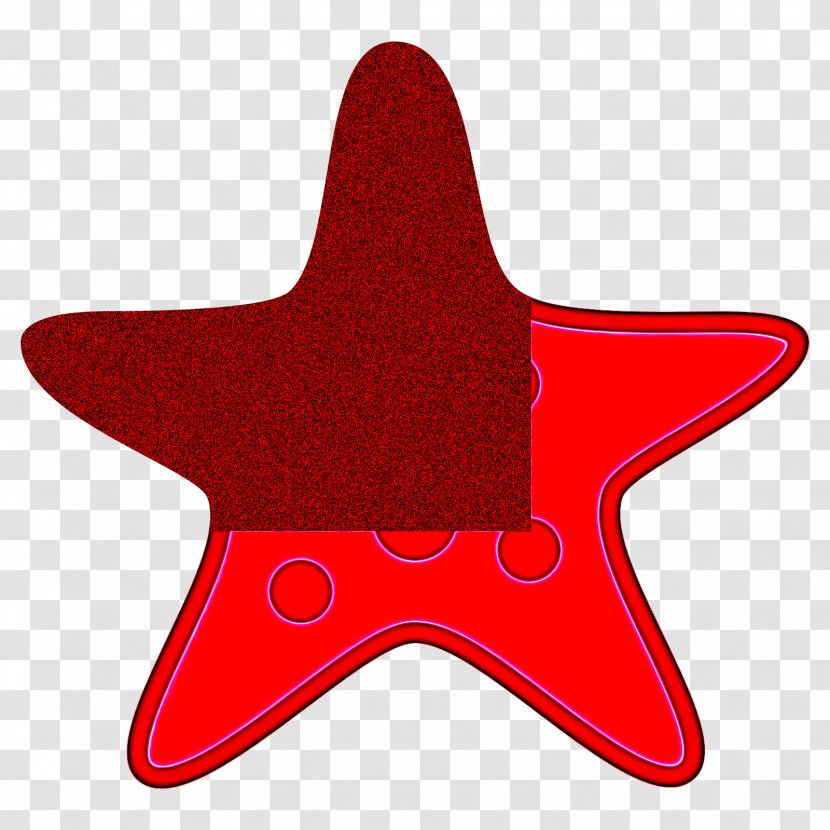Red Star Carmine Transparent PNG