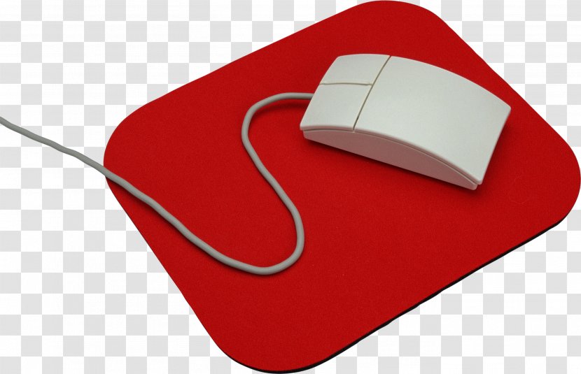 Denmark Computer Mouse Mousepad - Red - White Transparent PNG