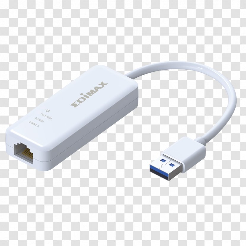 EDIMAX Technology EU-4306 USB 3.0 Gigabit Ethernet Adapter Network Cards & Adapters IEEE 802.3 - Usb 30 Transparent PNG