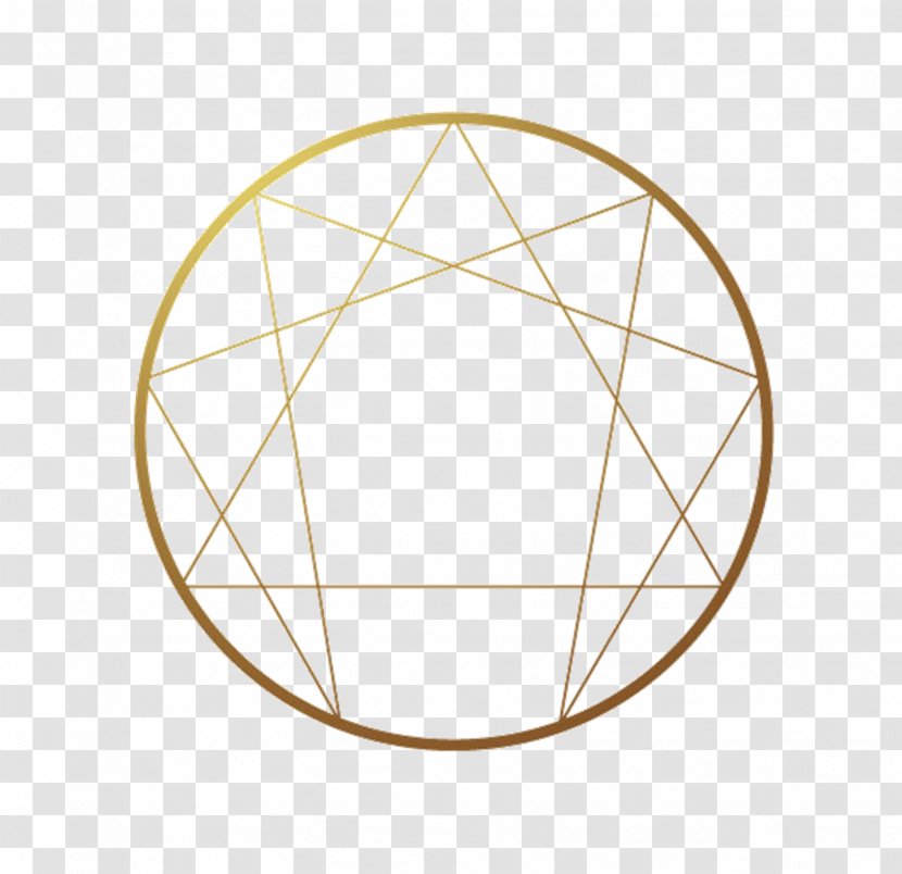 Circle Angle Enneagram Of Personality - Flower Transparent PNG