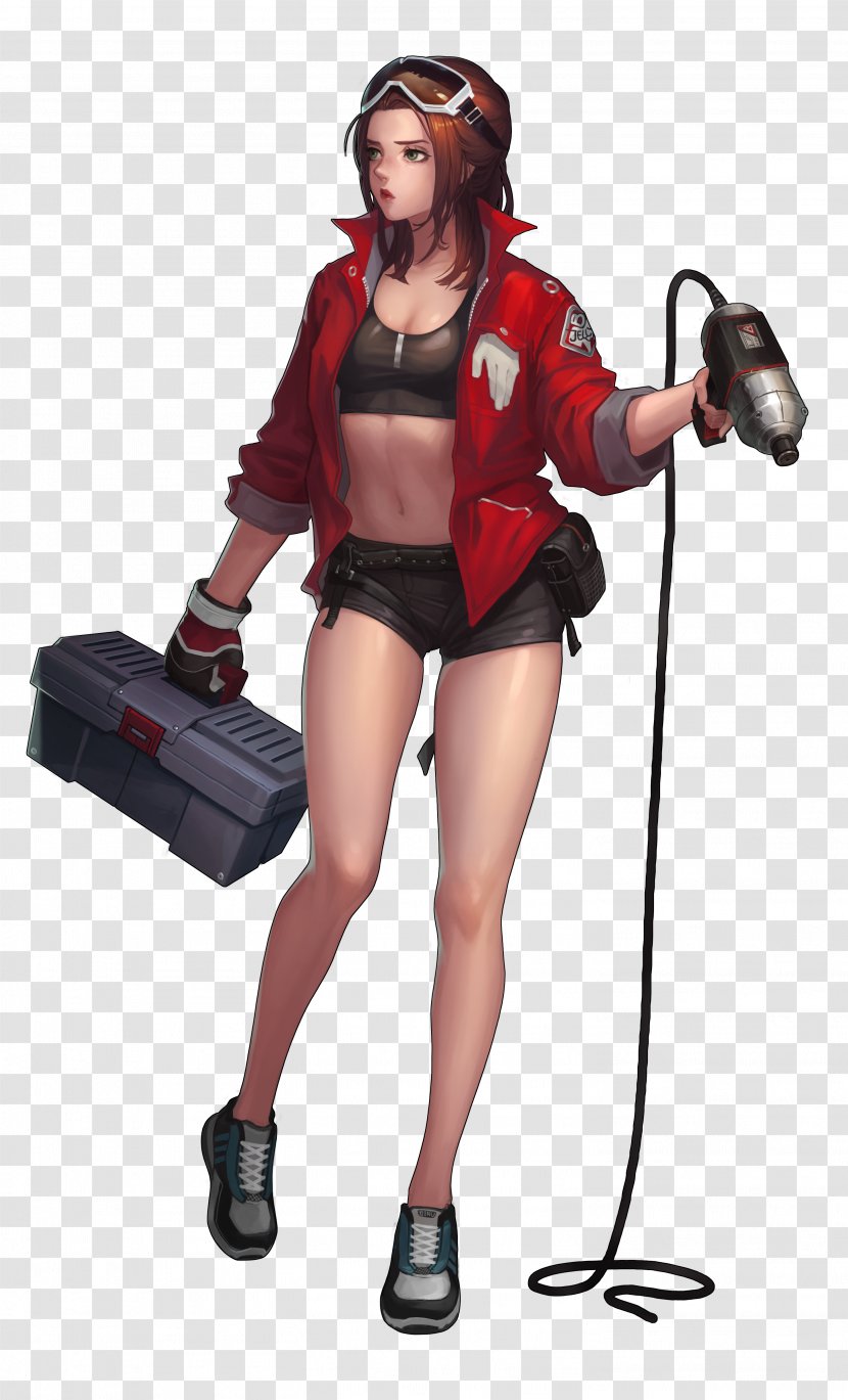 Black Survival Concept Art Character - Barbed Transparent PNG