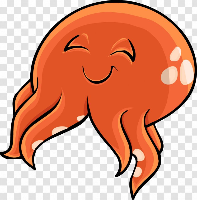 Club Penguin Squid Octopus - Flower Transparent PNG