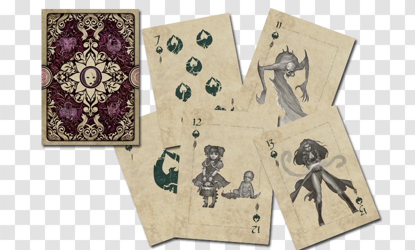 Paper Playing Card Game - Corbeau Transparent PNG