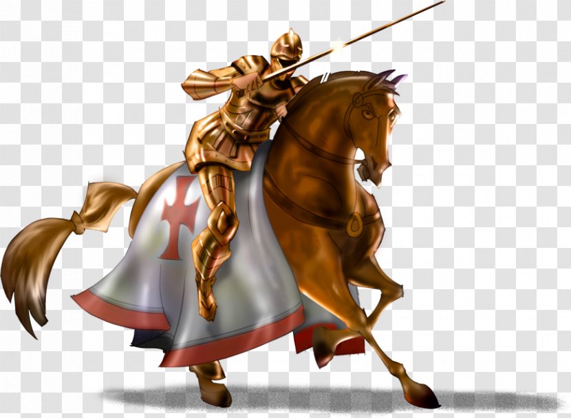 Middle Ages Knight Bachelor Horse Chivalry Transparent PNG