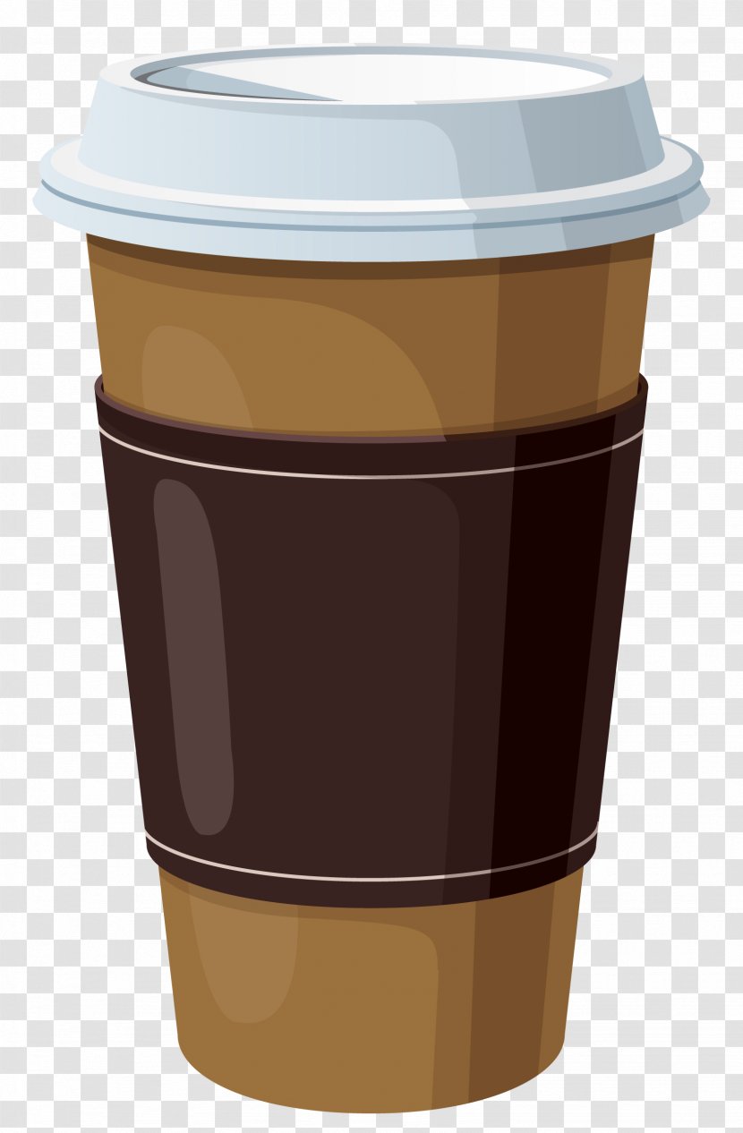 Coffee Cup Cafe Clip Art - Lid - In Plastic Clipart Transparent PNG