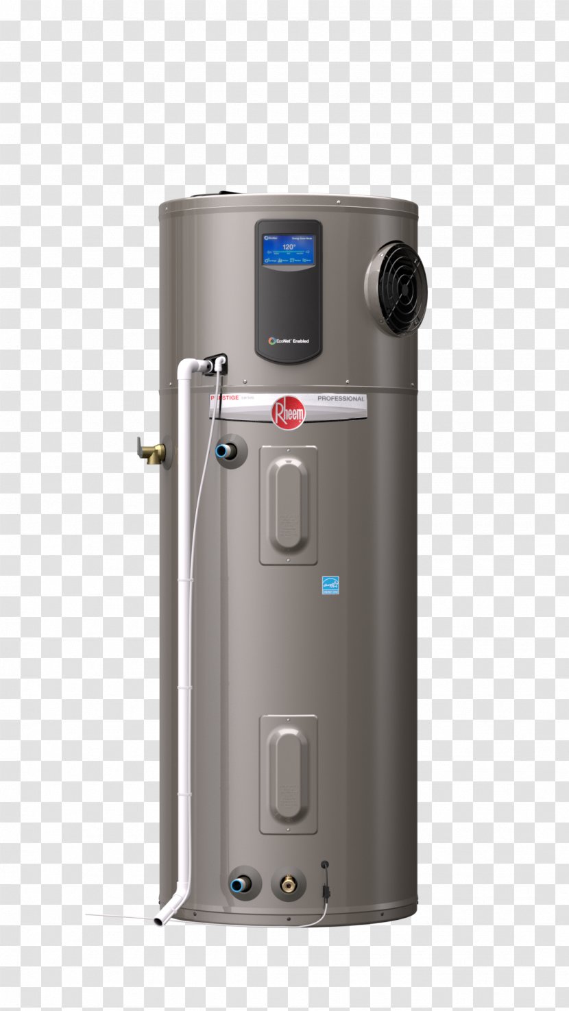 Water Heating Rheem Electric Electricity Efficient Energy Use - Hot Storage Tank - Heater Transparent PNG