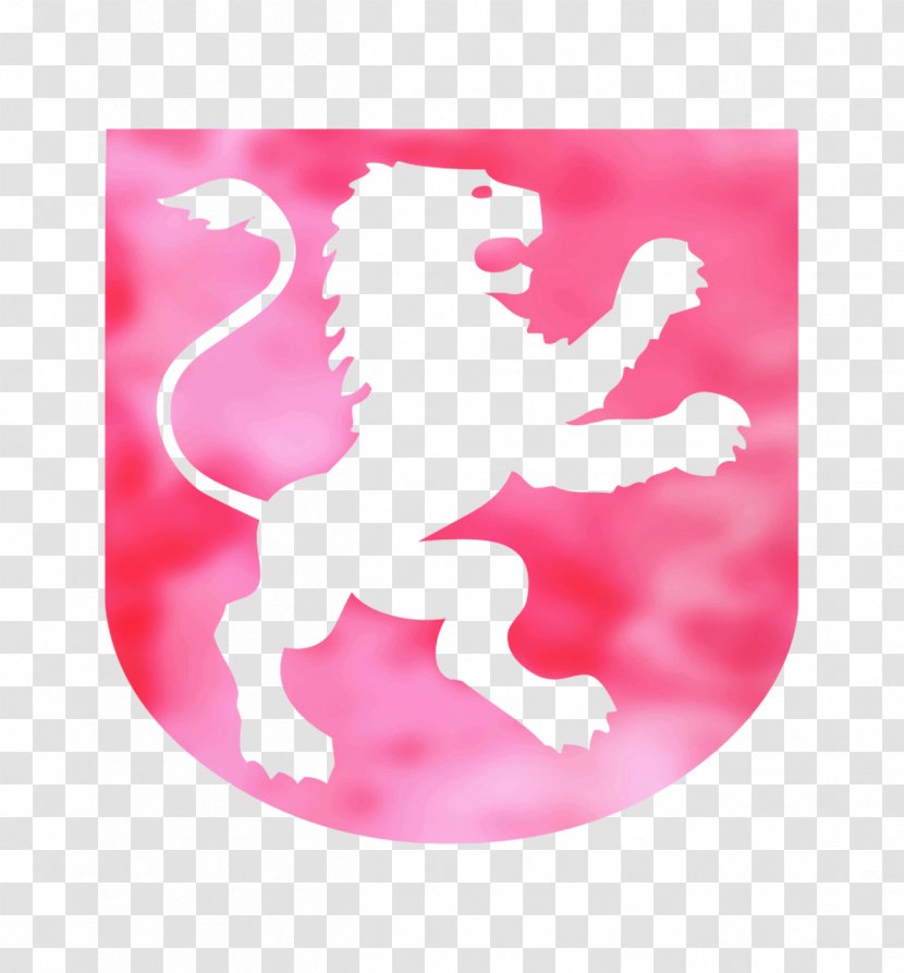Pink M - Lion Transparent PNG