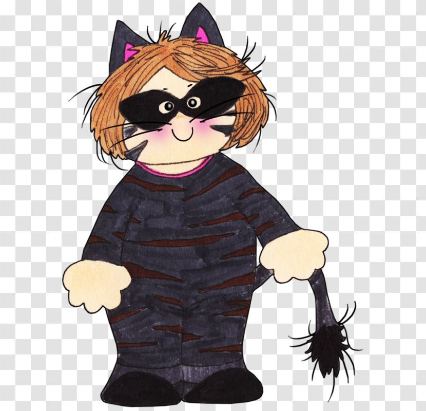Catwoman Cartoon - Hand-painted Transparent PNG