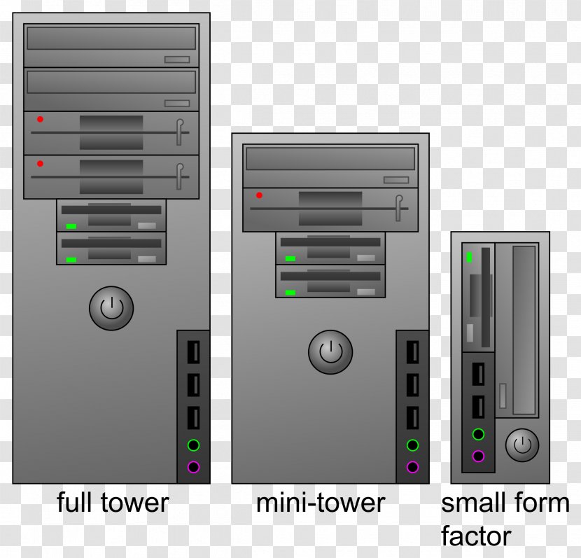 Computer Cases & Housings Servers Clip Art - Server - Mini Transparent PNG