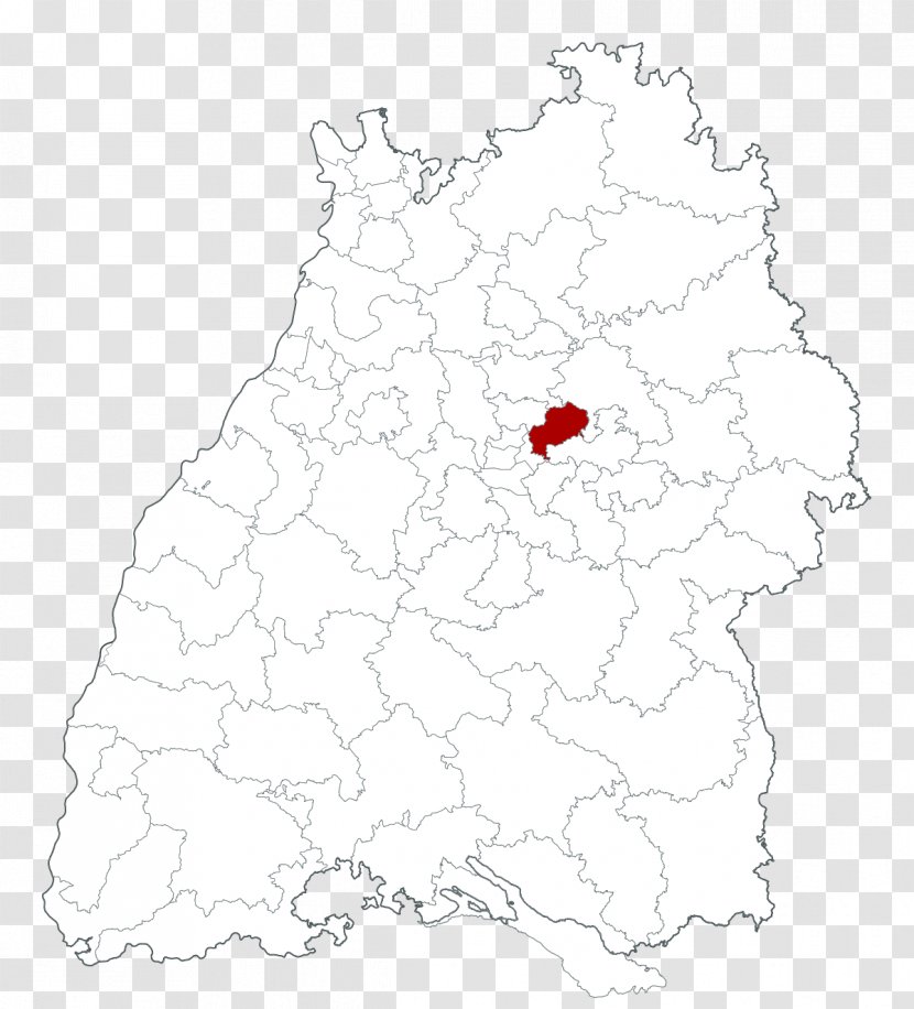 Baden-Württemberg White Map Tree Point Transparent PNG