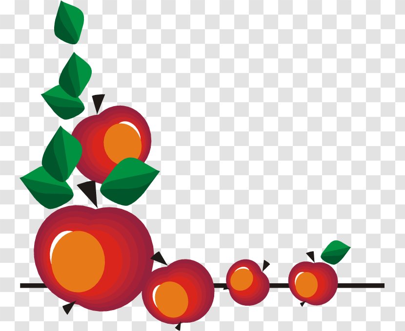 Apple Fruit Clip Art - Red Transparent PNG