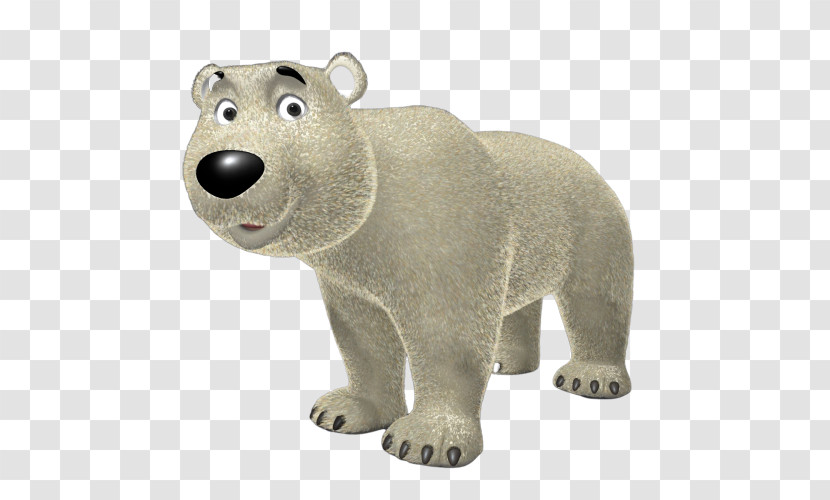 Polar Bear Animal Figurine Bears Snout Polar Regions Of Earth Transparent PNG