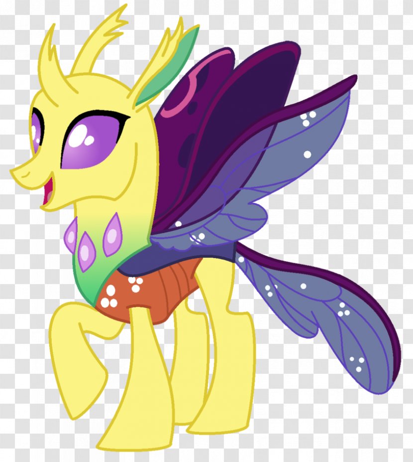 Pony Changeling DeviantArt - Mythical Creature - QUEEN OF HEART Transparent PNG