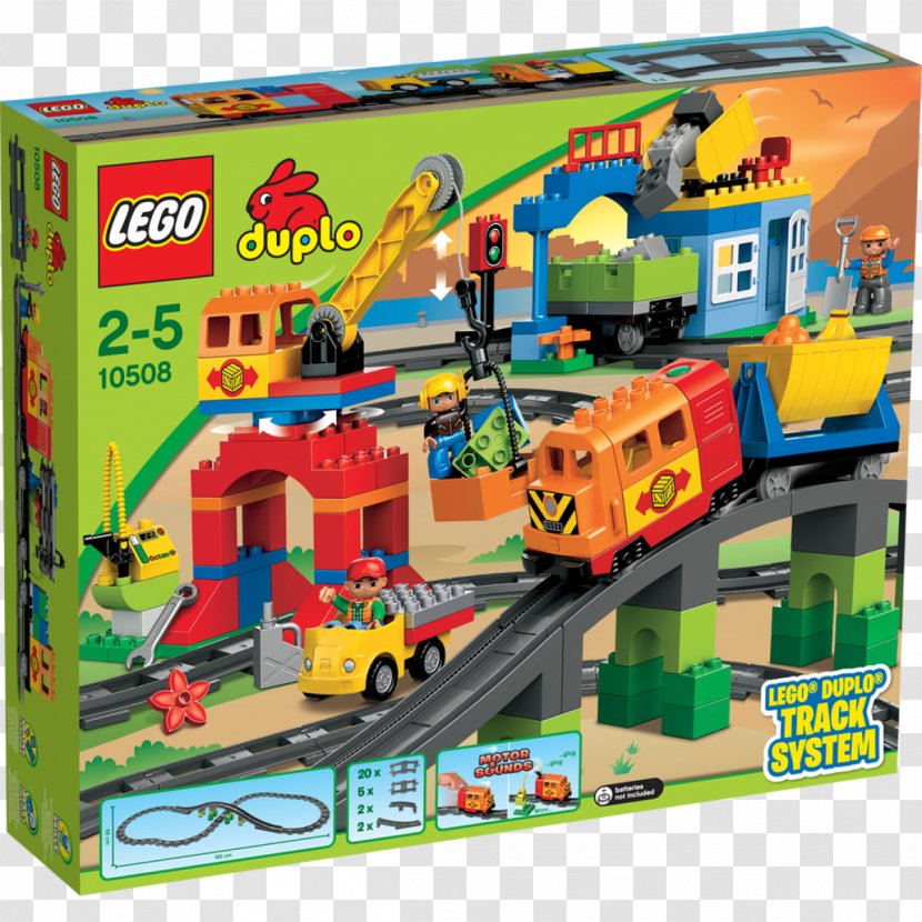 LEGO 10508 DUPLO Deluxe Train Set Lego Duplo Toy - Block Transparent PNG