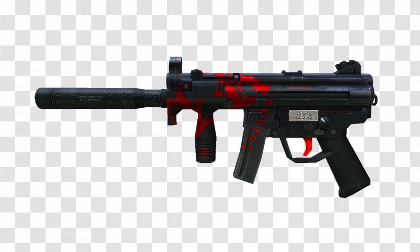 Submachine Gun Firearm Weapon Heckler & Koch MP5 Pistol - Flower - Machine Transparent PNG
