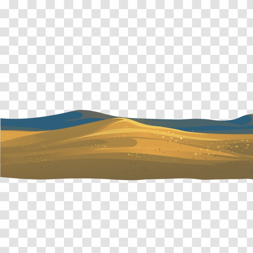 Yellow Pattern - Brown Vector Beach Transparent PNG