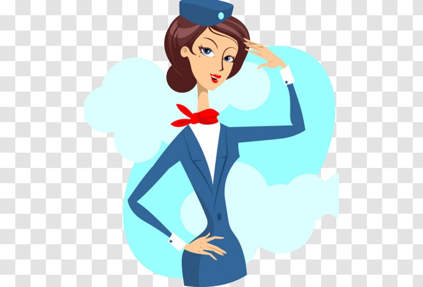 Flight Attendant Airplane Nitty Clip Art - Tree - FLIGHT Transparent PNG