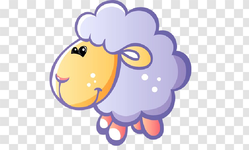 Sheep Lamb And Mutton Infant Clip Art - Area - The Little Monkey Scatters Flowers Transparent PNG
