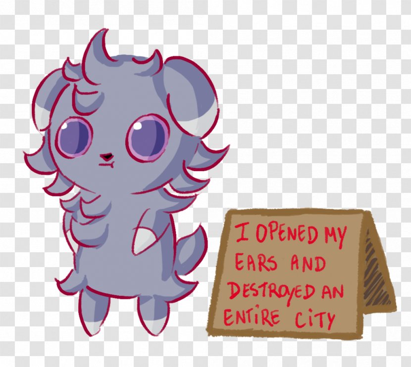 Pokémon X And Y XD: Gale Of Darkness Espurr Drawing - Watercolor - Banana Split Transparent PNG