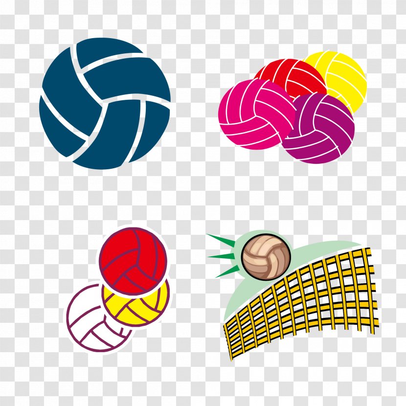 T-shirt Funny Volleyball Free Poster - Area - Vector Material Collection Transparent PNG