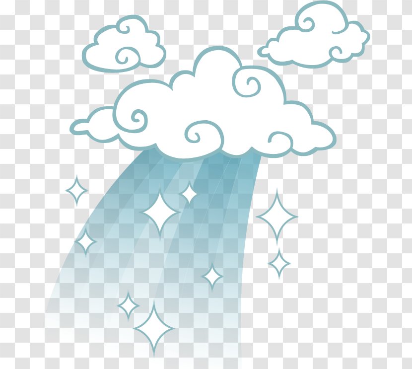 Graphic Design Cartoon Clip Art - Point - Rain Cloud Transparent PNG