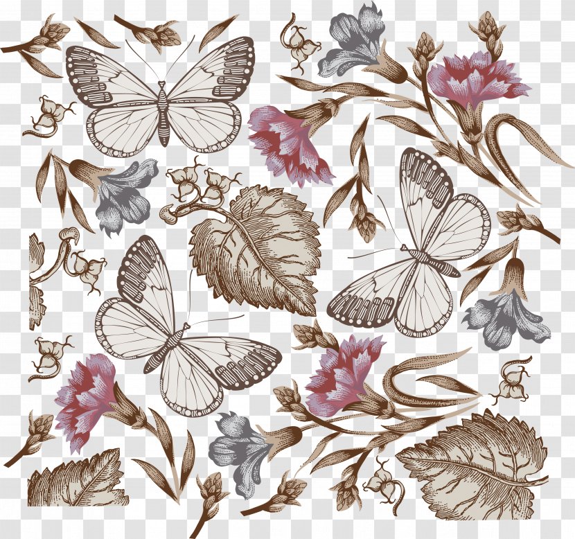 Butterfly Pattern - Petal Transparent PNG
