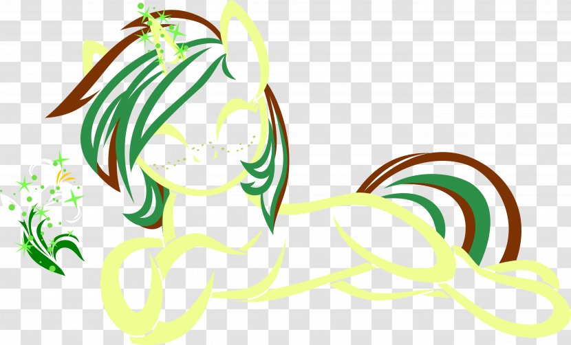 DeviantArt Equestria Pony - Silhouette - Flower Transparent PNG
