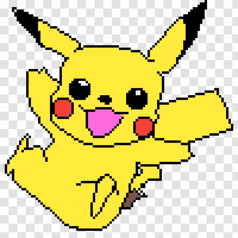 Pixel Art Drawing Clip Artist - Pikachu Symbol Transparent PNG