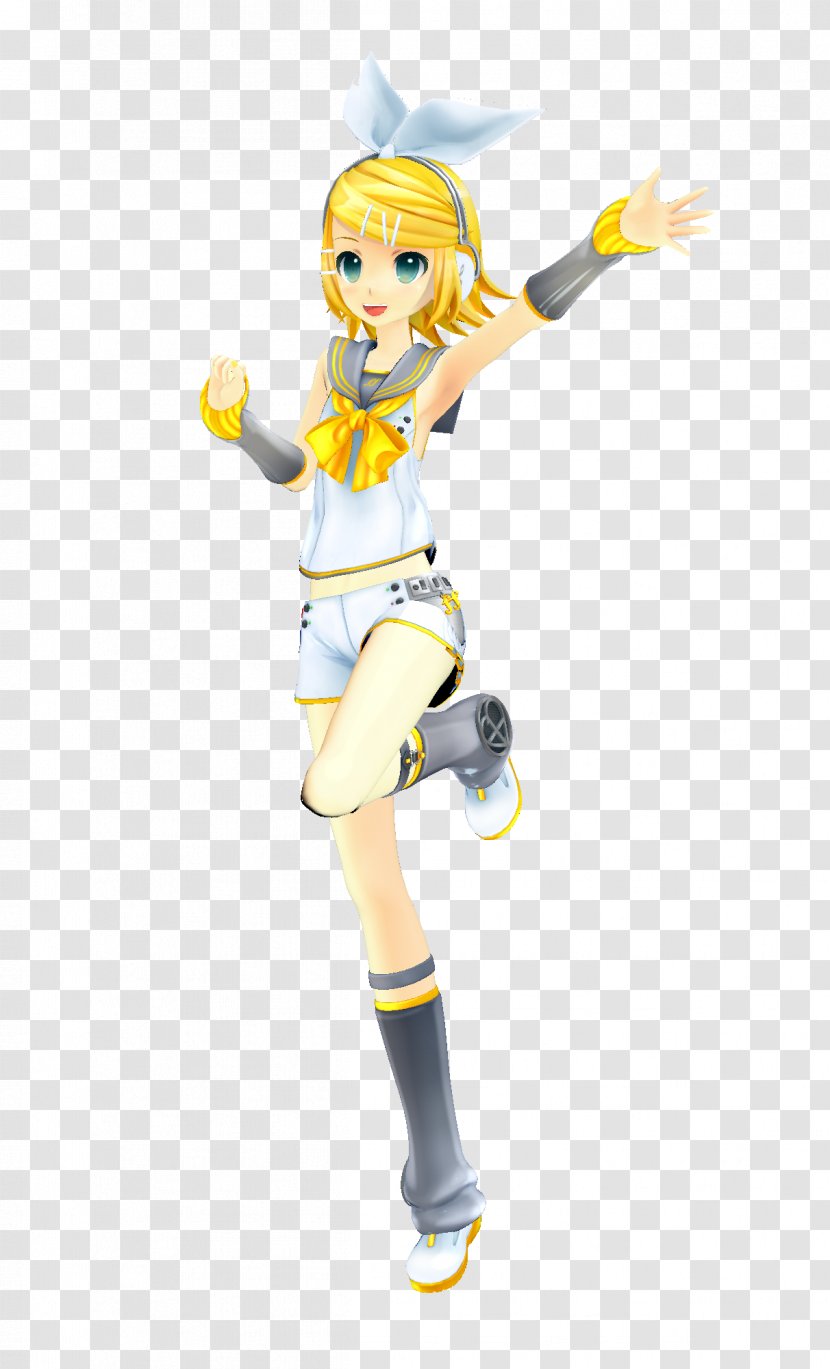 Figurine Action & Toy Figures Cartoon Joint Mascot - Costume - Hatsune Miku And Len Transparent PNG