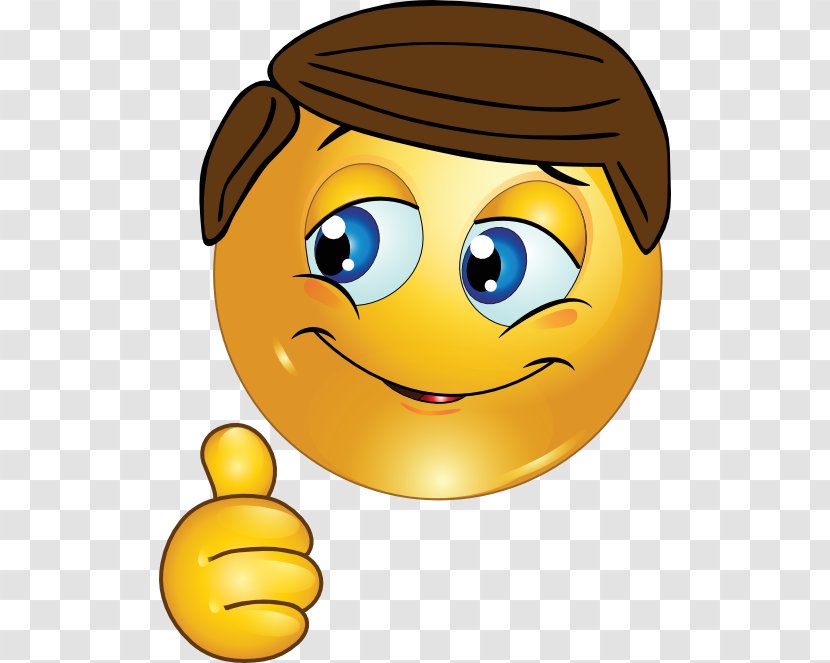 Smiley Thumb Signal Emoticon Clip Art - Happiness - Thumbs Up Transparent PNG