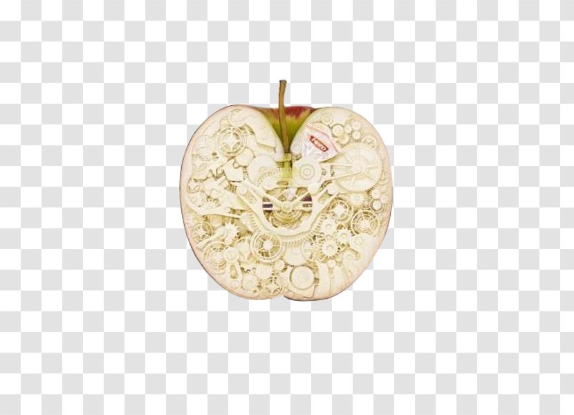 Advertising Agency Ziploc Fruit Art Director - Christmas Ornament - Creative Apple Shape Transparent PNG