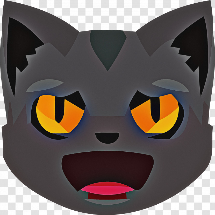 Cat Snout Whiskers Cartoon Character Transparent PNG
