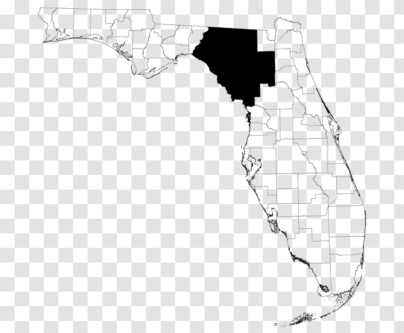 North Central Florida Regional Planning Council Point Angle - Black And White Transparent PNG