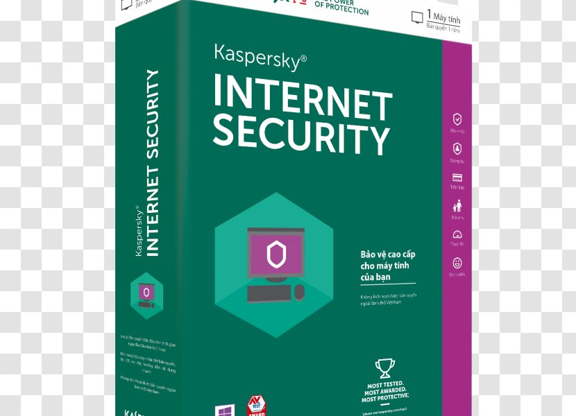 Kaspersky Internet Security Antivirus Software Lab Computer - Sai Gon Transparent PNG