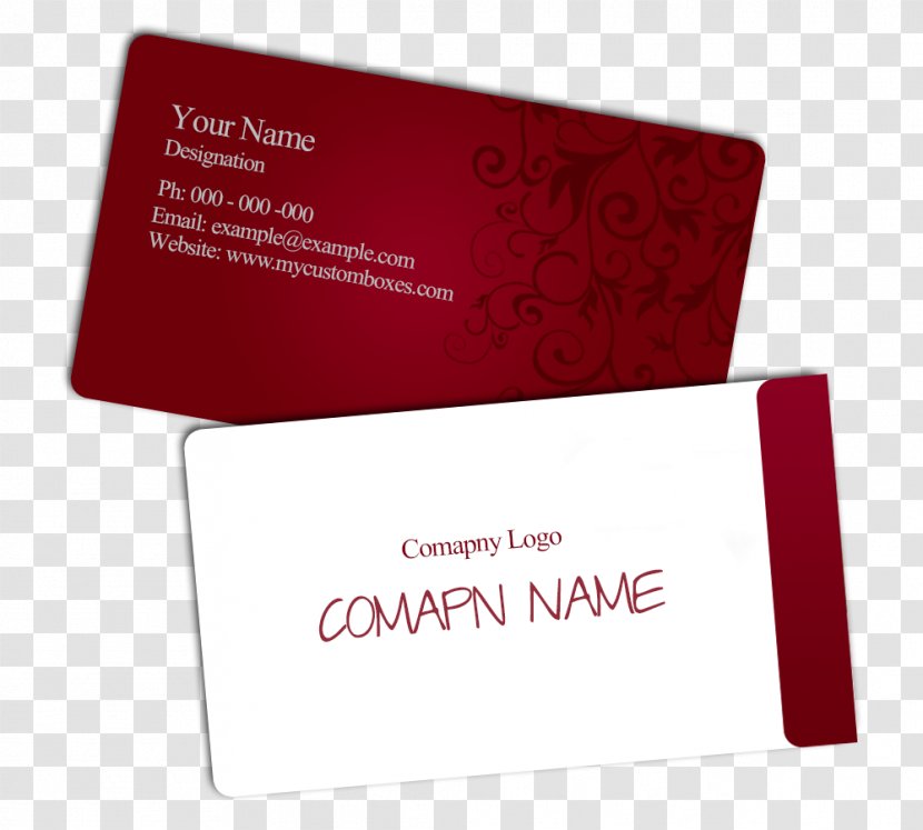 Business Cards Card Design Printing Greeting & Note - Marketing - Takeaway Box Transparent PNG
