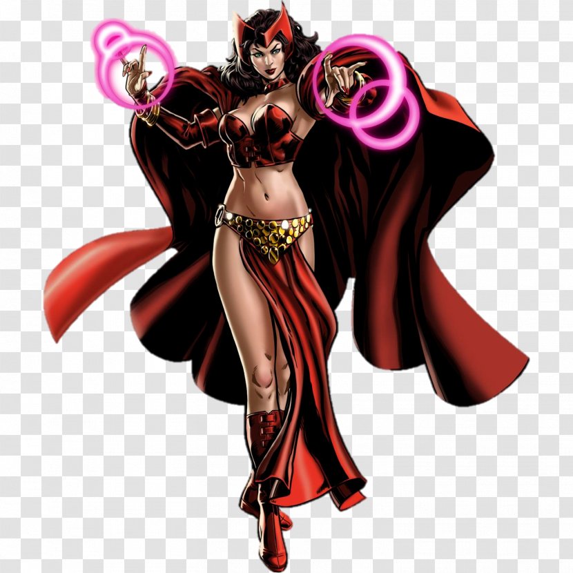 Wanda Maximoff Marvel: Avengers Alliance Quicksilver Magneto Marvel Cinematic Universe - Scarlet Witch Transparent PNG