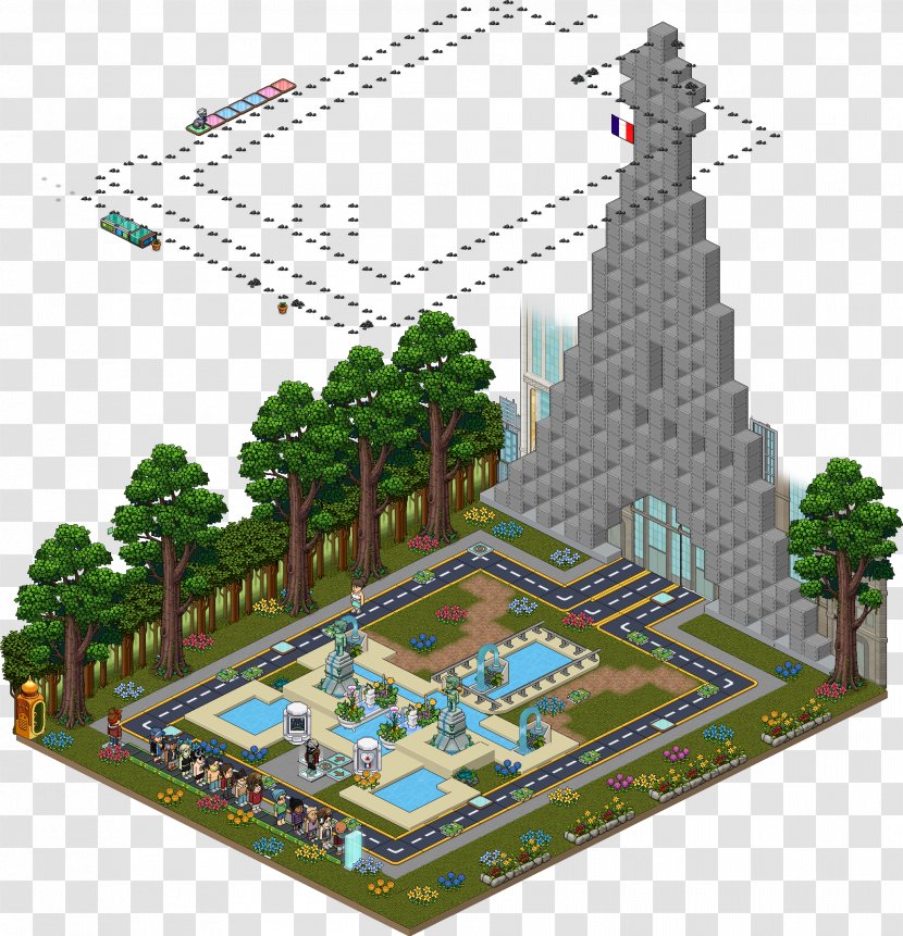 Habbo Game Eiffel Tower Fansite News Transparent PNG