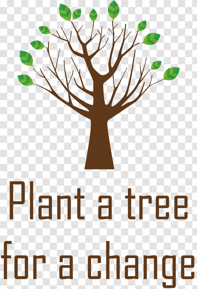 Plant A Tree For A Change Arbor Day Transparent PNG