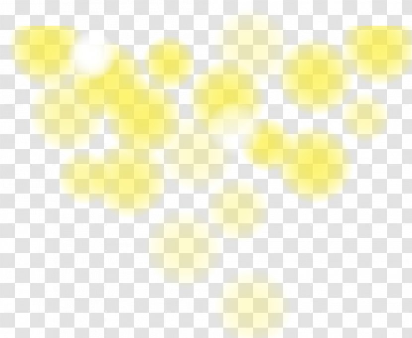 Symmetry Yellow Angle Pattern - Triangle - Halo Effect Element Transparent PNG