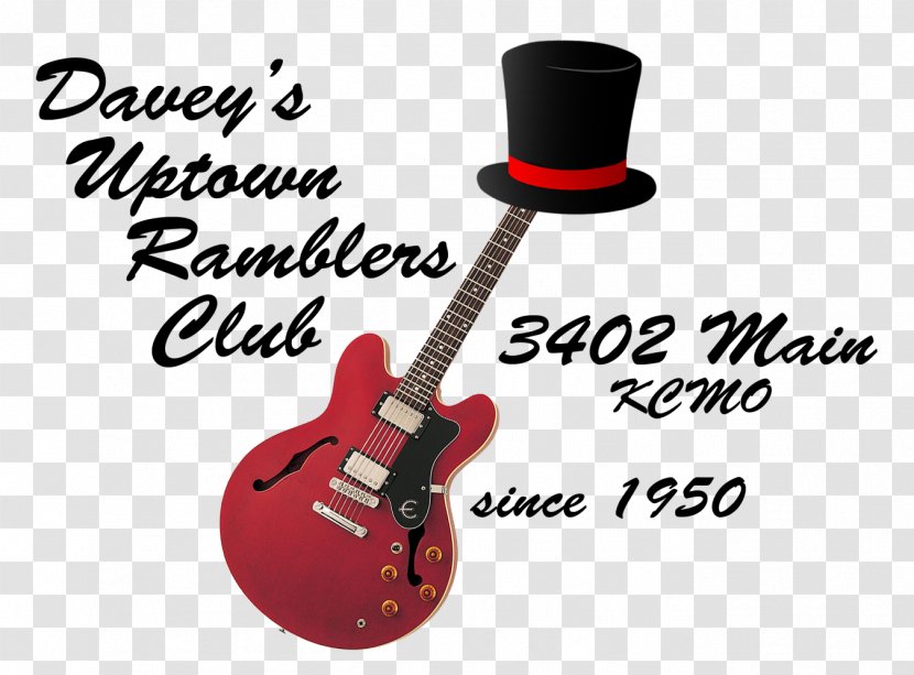 Davey's Uptown Ramblers Club Guitar 0 - Kansas City - String Instrument Accessory Transparent PNG