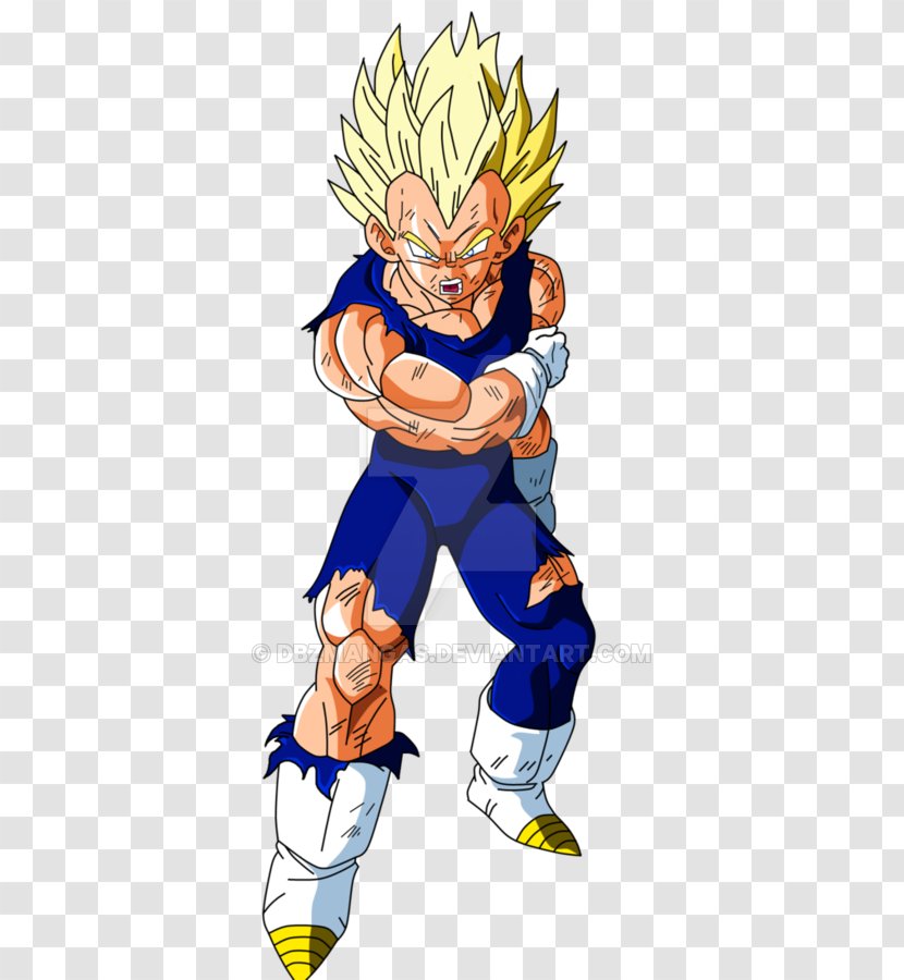 Vegeta Majin Buu Goku Cell Trunks - Cartoon Transparent PNG