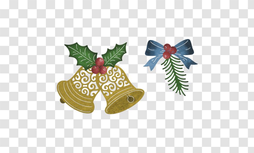 Christmas Ornament Cheery Lynn Designs Day Tree West Road - Decoration - Paper Cut Bell Transparent PNG