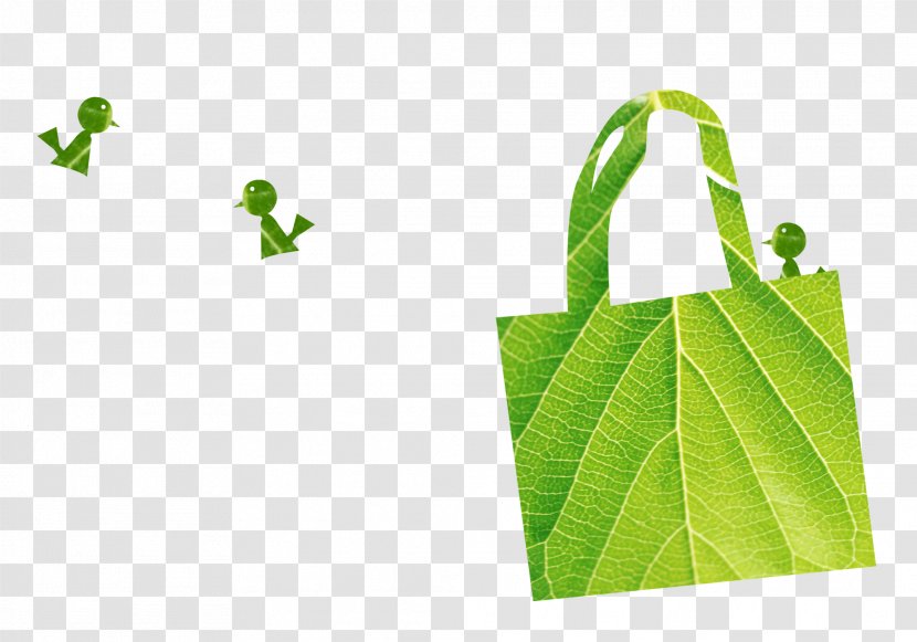 Green Paper Bag - Brand Transparent PNG