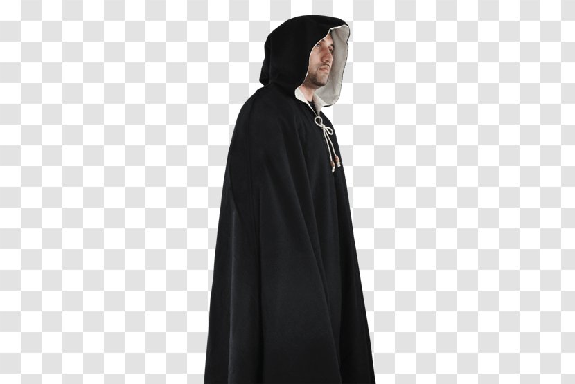 Robe Hoodie Cloak Cape - English Medieval Clothing Transparent PNG