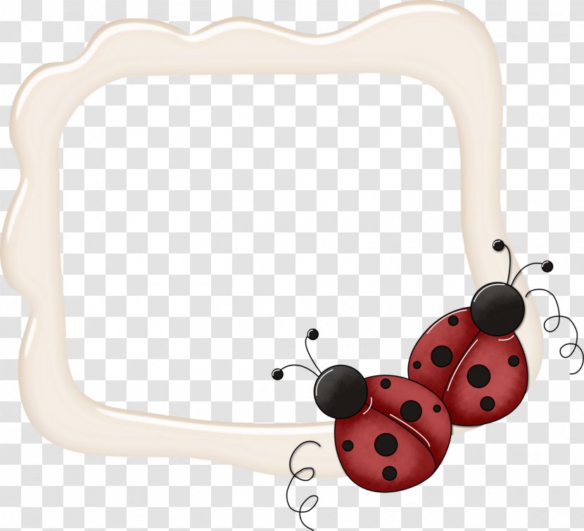 Ladybird Insect Drawing Scrapbooking Clip Art - Pine - White Frame Transparent PNG