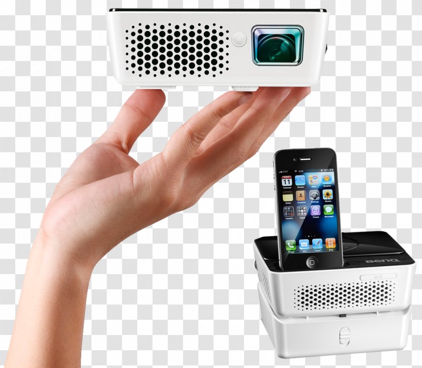 Feature Phone Multimedia Projectors Handheld Projector BenQ Joybee GP2 - Telephone Transparent PNG