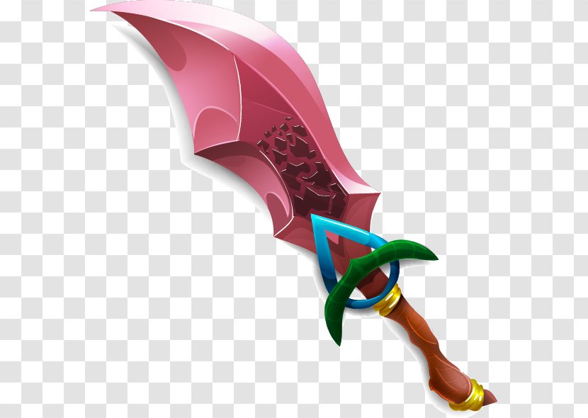 Adobe Illustrator - Game - Red Sword Transparent PNG